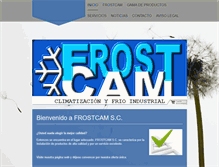 Tablet Screenshot of frostcam.com